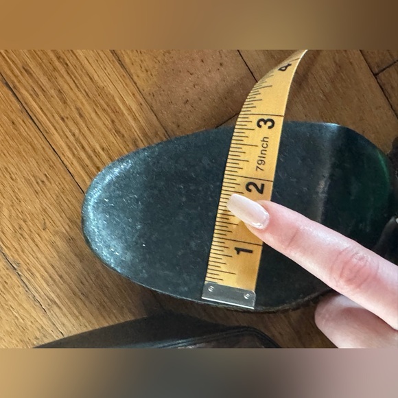 70s Vintage Terry De Havilland SnakeSkin Platform Pumps Sz 6.5 - Picture 16 of 16